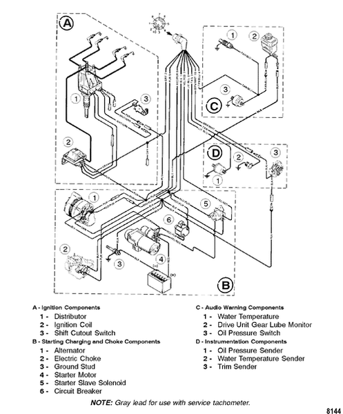 Order MERCURY _ 862081A2 _ Harness Assembly, Engine