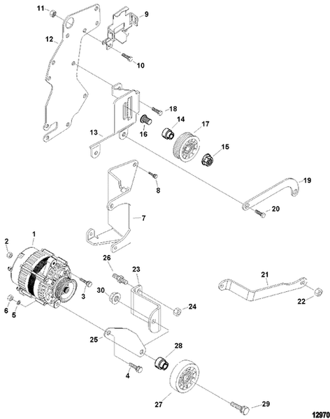 Order MERCURY _ 862084T _ Bracket, Idler