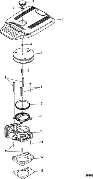 Order MERCURY _ 862538001 _ Adaptor, Throttle Body