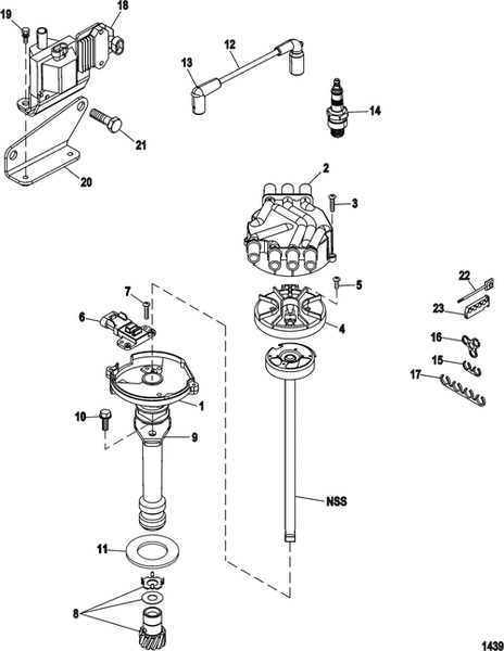 Order MERCURY _ 863663T _ Bracket, Coil