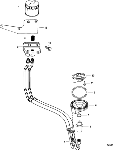 Order MERCURY _ 865055 _ Hose, Oil, To Adaptor