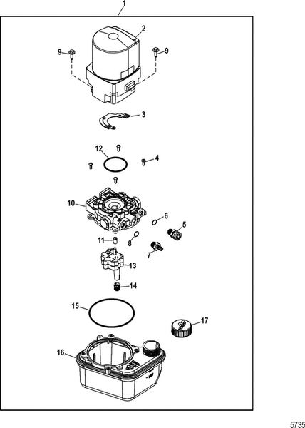 Order MERCURY _ 865412001 _ Fitting, Stainless Steel (Male Quick Connect)