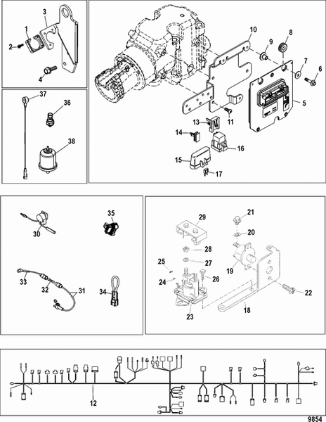 Order MERCURY _ 865454A01 _ Harness Assembly