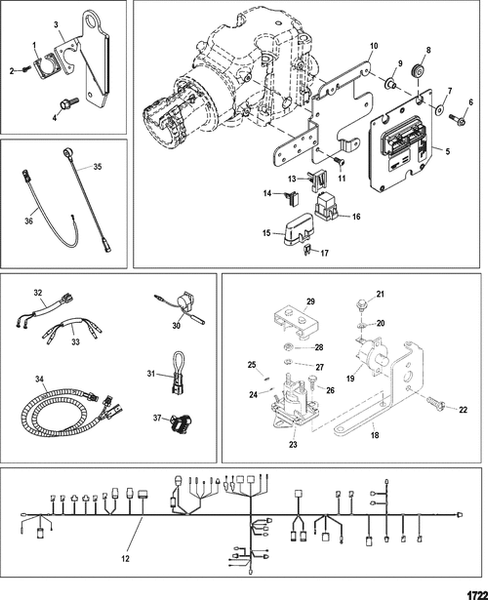 Order MERCURY _ 865455A01 _ Harness Assembly