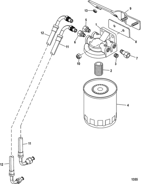 Order MERCURY _ 865907 _ Fitting, (3/8-18), Inlet