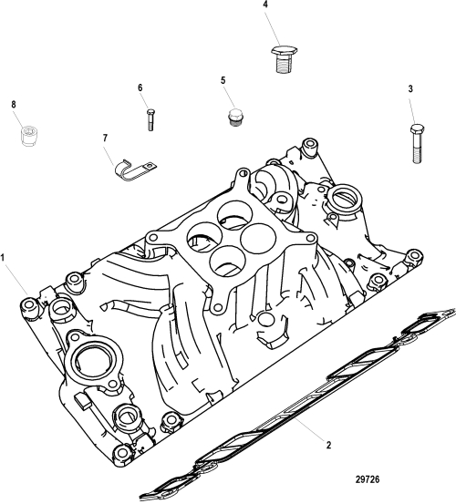 Order MERCURY _ 879194T69 _ Manifold, Intake - 4 Barrel