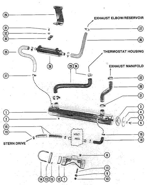 Order MERCURY _ 87924 _ Plate, End Cap - Heat Exchanger
