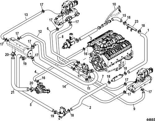 Order MERCURY _ 879312T65 _ Tube, Water Hose