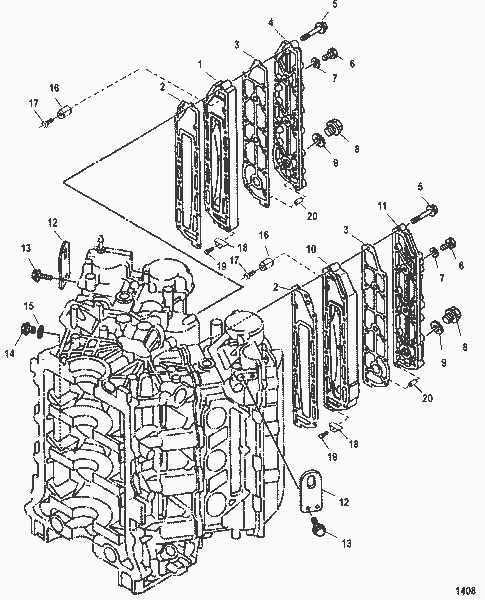 Order MERCURY 887862001 Gasket