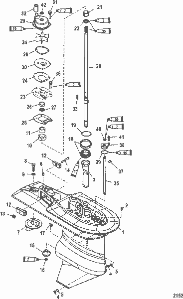 Order MERCURY 888933A 1 Driveshaft Assembly