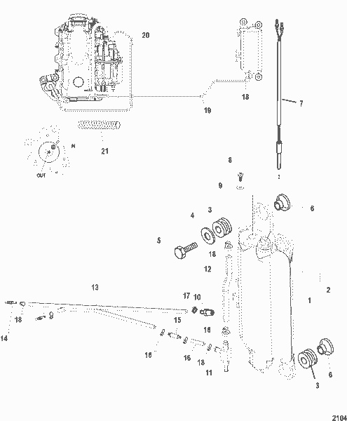 Order MERCURY 892830053 Hose, (24.00 Inches Braided)