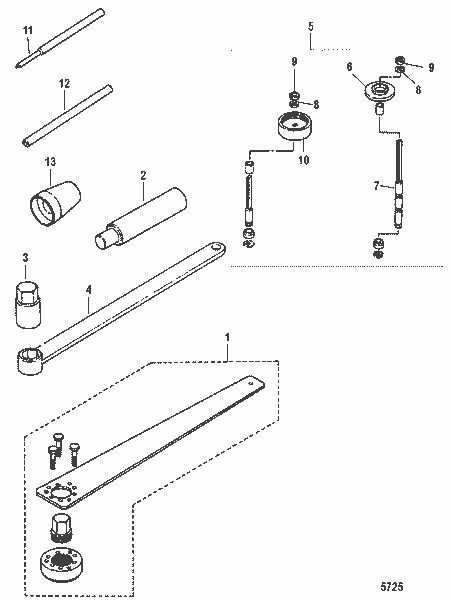 Order MERCURY 895216003 Tool, Backlash Measuring Collar
