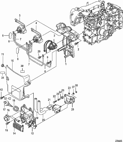 Order MERCURY 898101073 Hose, To Intake Silencer
