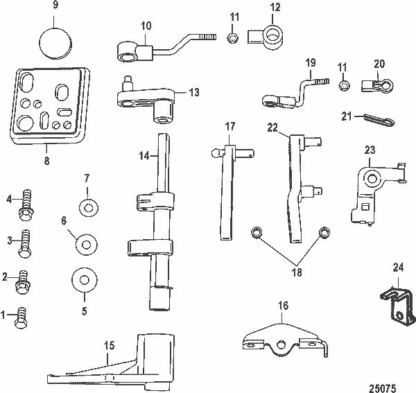 Order MERCURY 898101114 Link Rod, Throttle