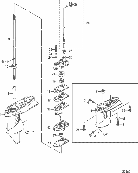 Order MERCURY 898101336 Grommet