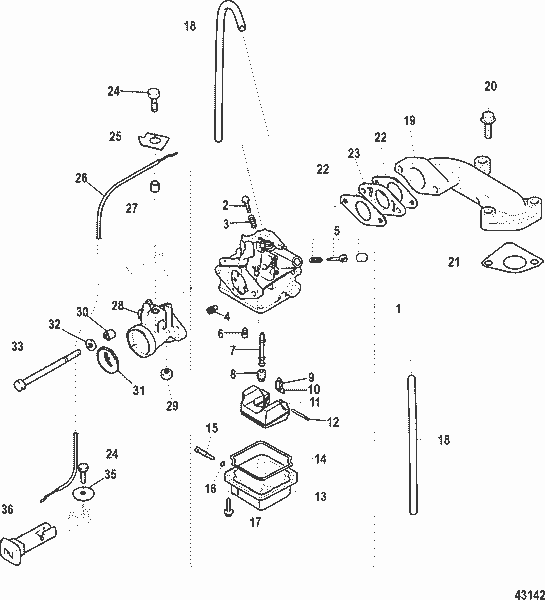 Order MERCURY 898103244 Jet, Slow Air (#115)