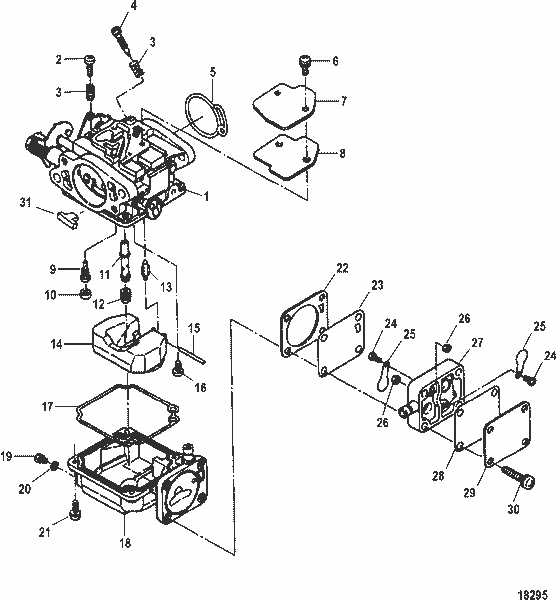 Order MERCURY 8M0039870 Repair Kit, Carburetor