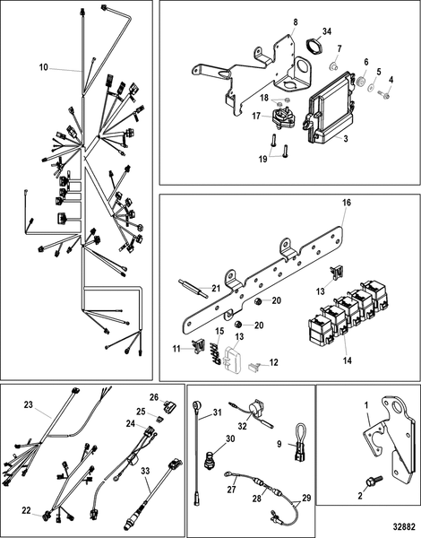 Order MERCURY _ 8M0059259 _ Pcm, Propulsion Control Module