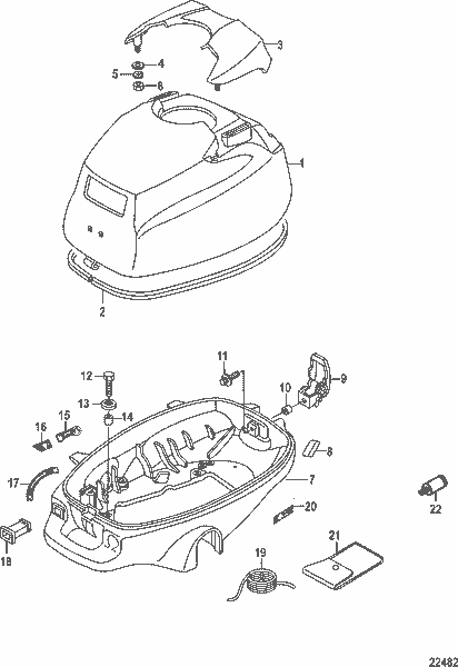 Order MERCURY 8M0073670 Decal, Horsepower 3.5