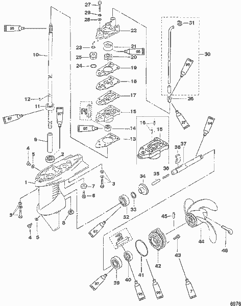 Order MERCURY 8M0116958 Driveshaft