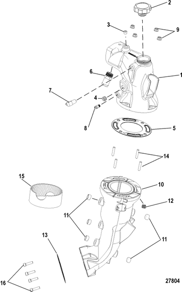 Order MERCURY _ 8M2003230 _ Tubing, Nylon (4 Mm X 610 Mm), Exhaust Elbow To Air Vent Assembly