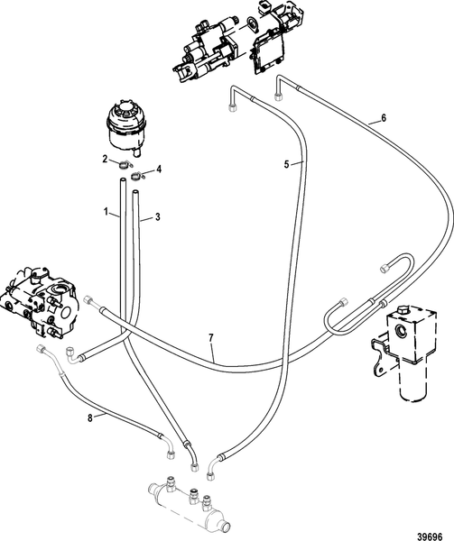 Order MERCURY _ 8M2016703 _ Hose, Pump To Filter
