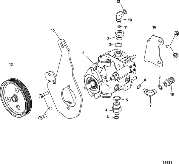 Order MERCURY _ 8M2017518 _ Coupling, Quick Connect