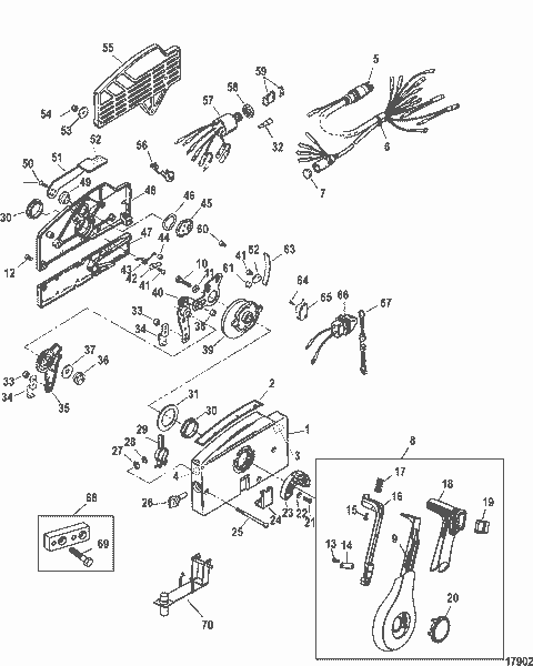 Order MERCURY 91941A 8 Switch Assembly