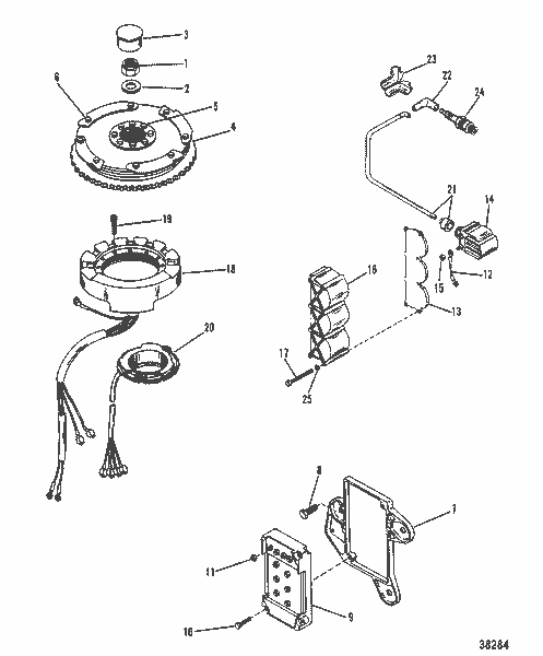 Order MERCURY 92399 Screw, (.190-32 X 2.250), Cover To Mounting Plate
