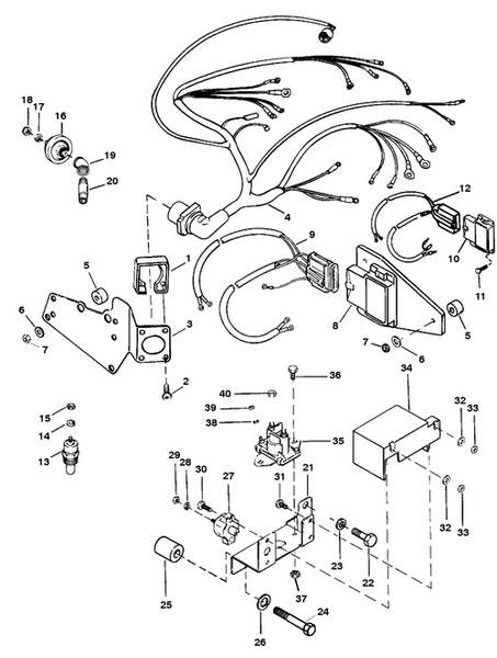 Order MERCURY _ 93947A10 _ Wiring Harness