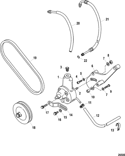 Order MERCURY _ 98494 _ Hose Assembly