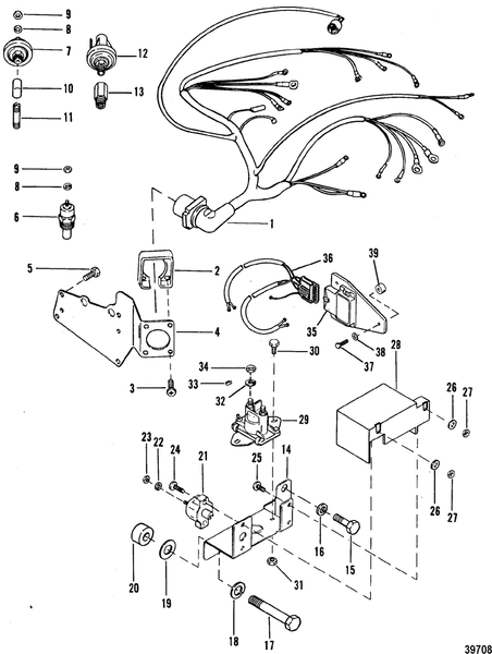 Order MERCURY _ 99510A13 _ Harness Assembly