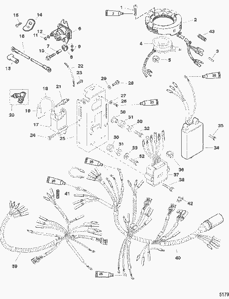 Order MERCURY 11149A25 Cable Assembly, (1 Male/1 Female)