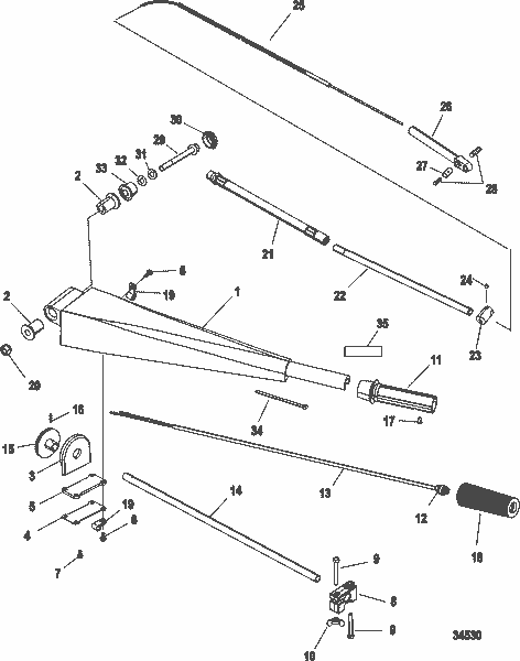 Order MERCURY 12019T05 Cable Assembly
