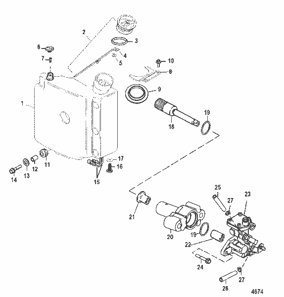 Order MERCURY 17335A 3 Adaptor Assembly