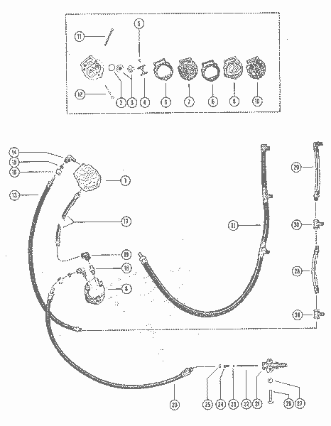 Order MERCURY 23595 Connector, Lower Fuel Pump Outlet