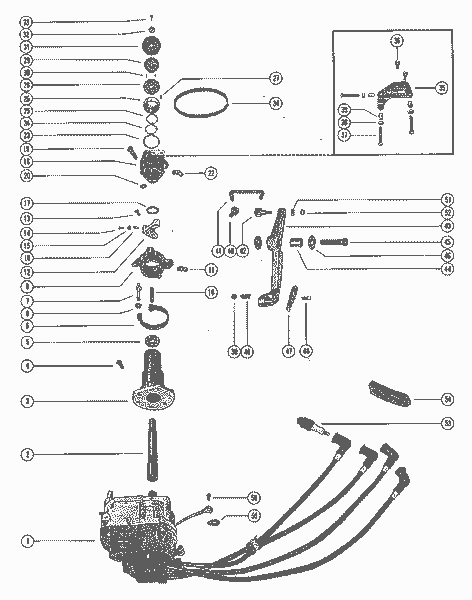 Order MERCURY 26852 Cap, Mylon - Adjusting Screw