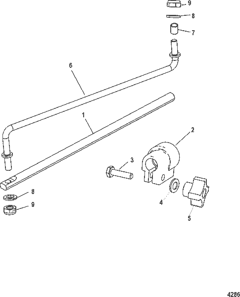 Order MERCURY 8M0103848 Nut Assembly