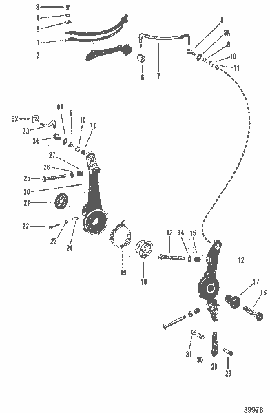 Order MERCURY 55164 Bushing, Throttle Control Lever Screw
