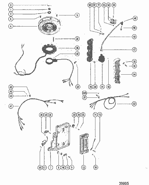 Order MERCURY 77617 Harness Assembly, Primary (Cylinders 1 And 2)