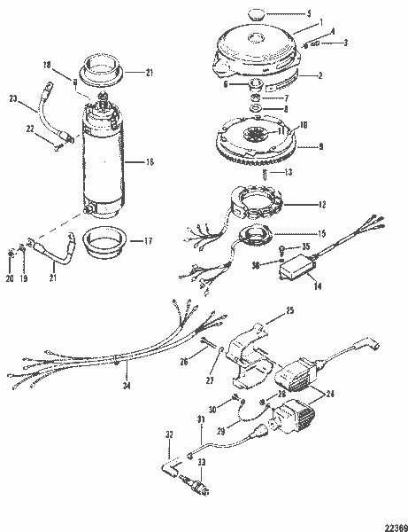 Order MERCURY 79918A 1 Cover Kit, Flywheel
