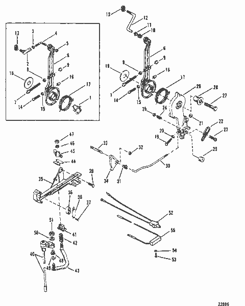 Order MERCURY 79932A16 Shift Shaft Assembly (Long)