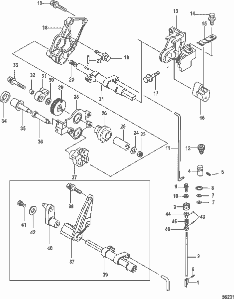 Order MERCURY 8M0078865 Rod Kit, Cam - Long