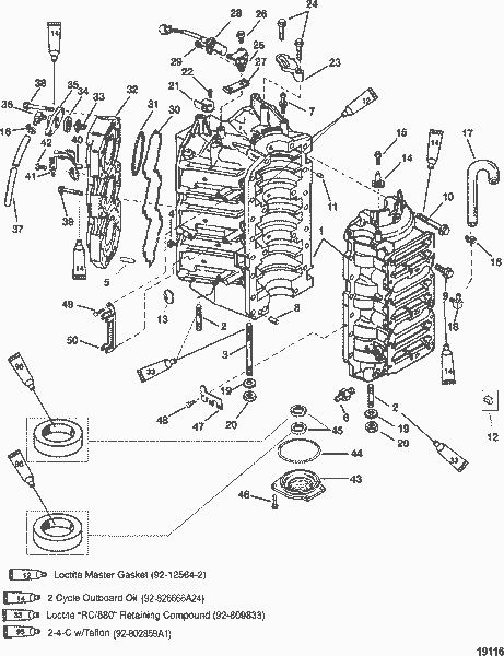 Order MERCURY 812851A16 Cylinder Head