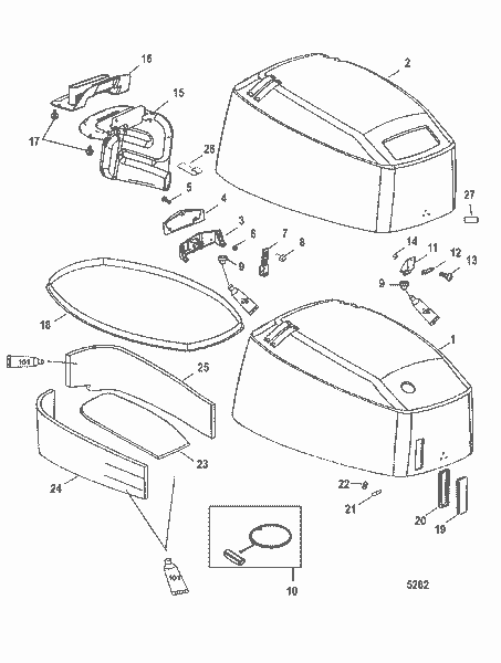 Order MERCURY 813505 Grommet