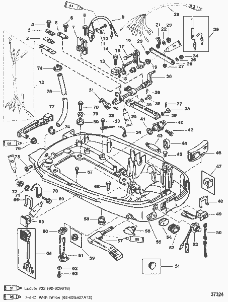 Order MERCURY 821483A 6 Shift Shaft, Horizontal