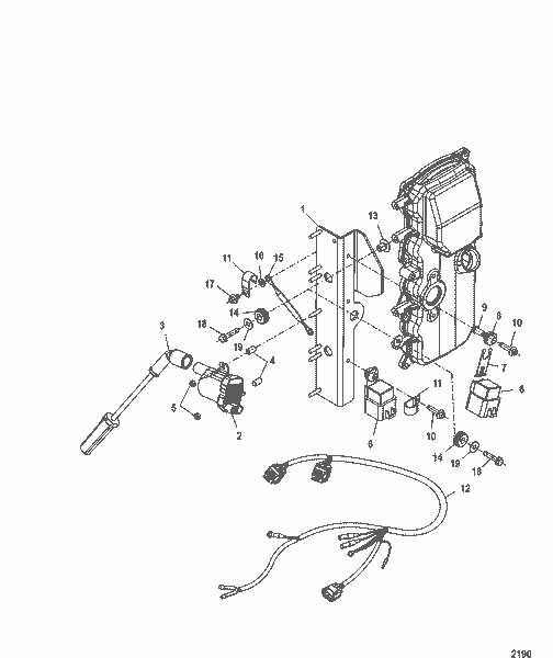 Order MERCURY 821945T68 Cable Assembly, Hi Tension