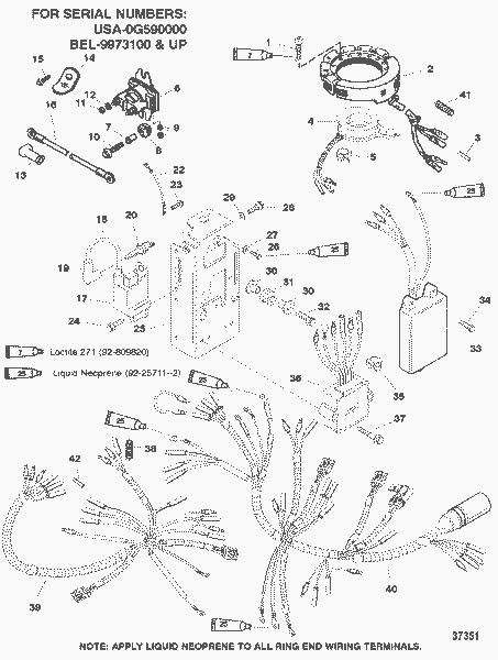 Order MERCURY 822002 Grommet