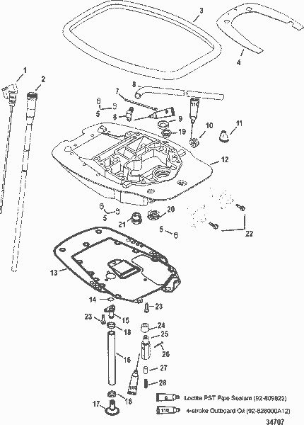 Order MERCURY 822408001 Grommet