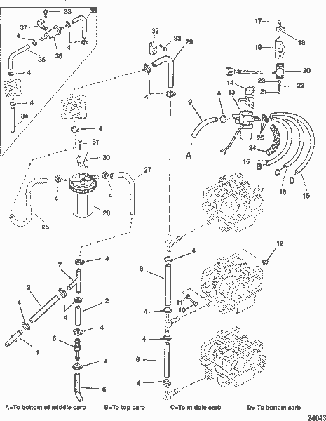 Order MERCURY 822493 1 Bracket